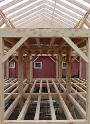 Traditional timberframe barn